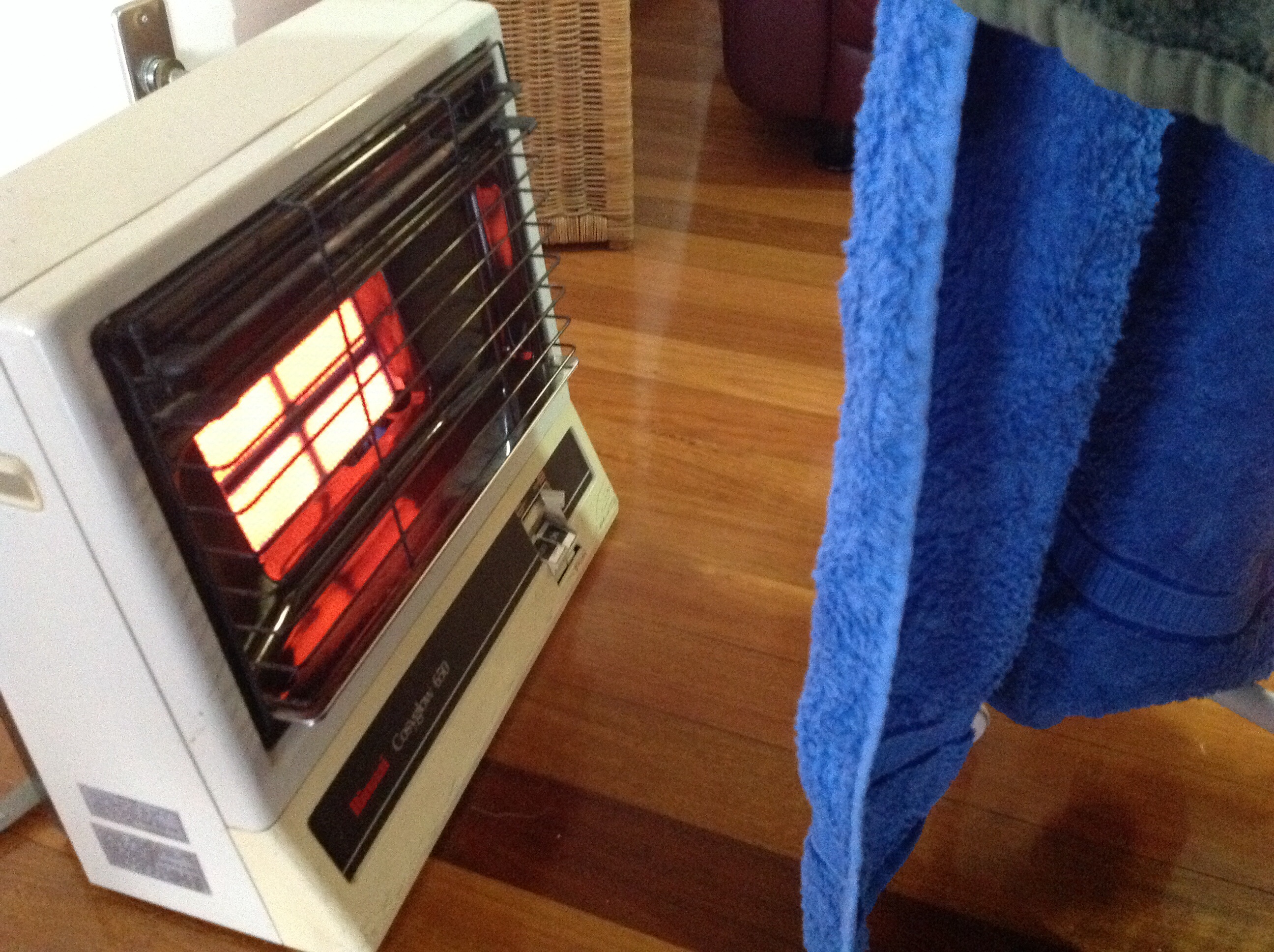 Always Safety First when drying laundry.  No children about.  Do NOT leave open fires untended.